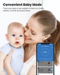 RENPHO Bluetooth Okos Testzsírmérleg - BMI, Izomtömeg, Víz, Fehérje Mérés, Fekete 3