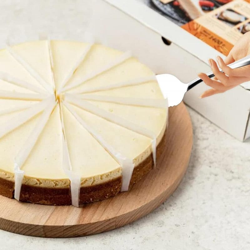 Wilton 6 részes Rozsdamentes Tortaszeletelő Készlet Reszelős Élekkel
