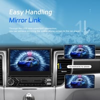 SIXWIN 1 DIN Android 13 Autórádió 7" Kihúzható Érintőképernyővel - CarPlay, Mirrorlink, Bluetooth, WiFi, GPS, 64GB Tárhely, Tolatókamerával 4