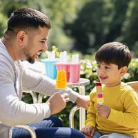 Szilikon jégkocka és jégkrém készítő szett, BPA-mentes, ecsettel - Újracsomagolt 7