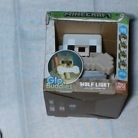 Paladone GloBuddies Minecraft vlk 3D LED nočná lampa – mení farby – rozbalená, s miernymi známkami používania (stav: pozri 2. obrázok) 4