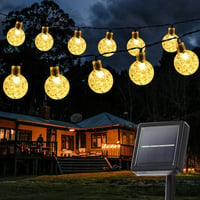 Goodia 8m-es Napelemes Kültéri Fényfüzér 40 LED-del, 8 Üzemmód, IP65 Vízálló 1