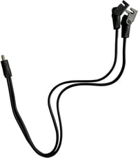 Univerzális 1 méteres elektromos fotel tápkábel, 2 tűs csatlakozóval 3