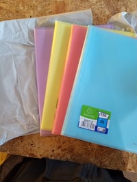 Set 4 mape cu dosare Exacompta Chromaline Pastel 88570E - 50 folii, A4, 24x32 cm, culori pastel asortate, reciclat 4