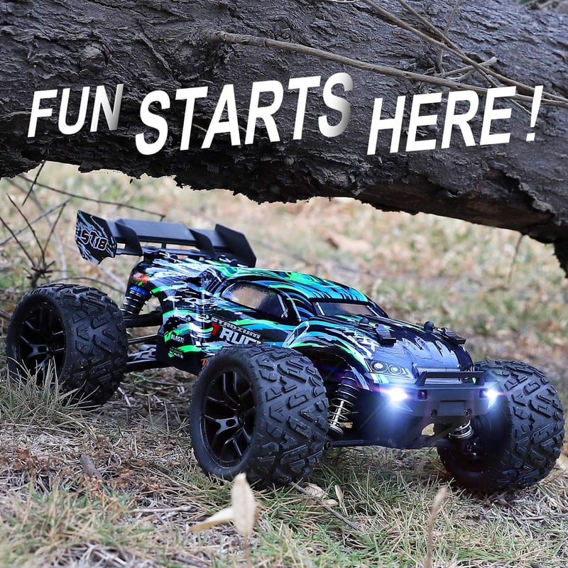 HAIBOXING Távirányítós Autó 1:18 4WD Terepjáró Monster Truck 36+ km/h Sebességgel, Vízálló RC Jármű Minden Terepre, Hobbi Modell