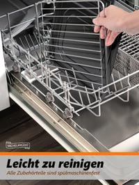 MICHELANGELO 14,5L Digitális Forrólevegős Sütő 1700W - Olaj Nélküli Légkeveréses Fritőz 16 Programmal, Forgónyárssal és Aszalóval, 8 Kiegész 6