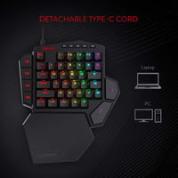 Redragon K585 DITI RGB Egykezes Mechanikus Gamer Billentyűzet, Barna Kapcsolók 7
