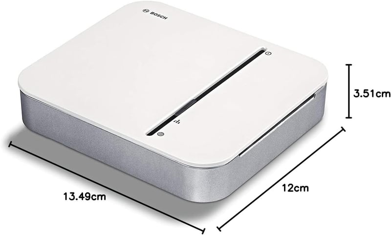 Bosch Smart Home Controller - Okosotthon rendszer központi vezérlőegysége, LCD kijelzővel, applikációval, fali rögzítéssel