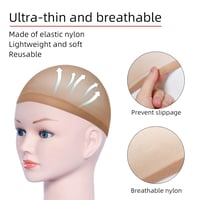 URAQT 4 db-os Elasztikus Paróka Háló Szett - Rövid és Hosszú Parókákhoz, Unisex 4