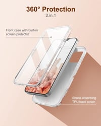Apple iPhone 13 Pro Márványmintás Szilikon Tok Beépített Képernyővédővel - Fehér-Arany 3