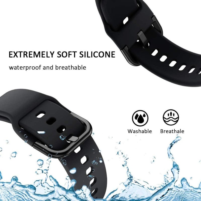 Samsung Galaxy Watch 3 41mm-es Aimtel szilikon szíj