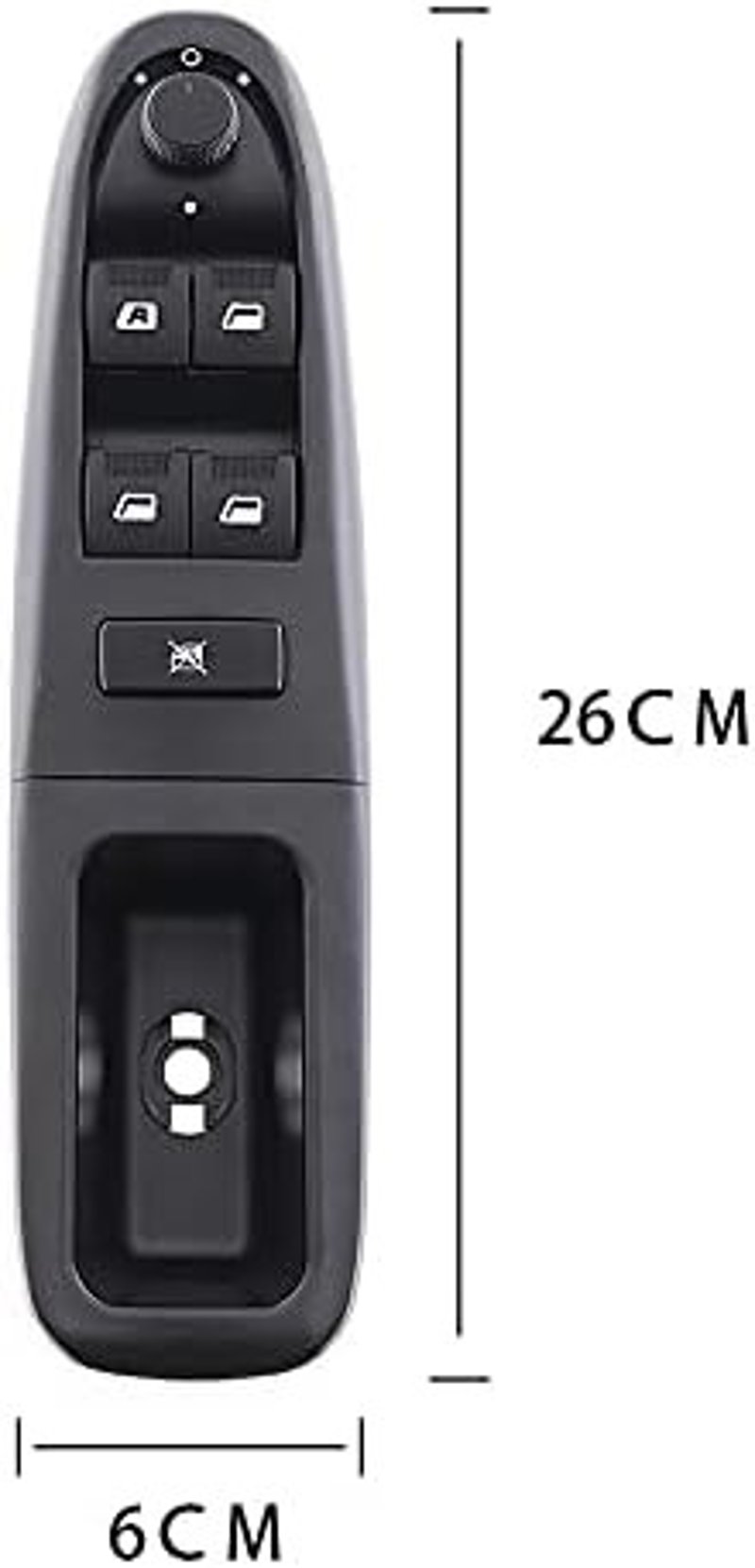 Peugeot 406 elektromos ablakemelő kapcsoló, vezető oldali, 1999-2003 modellekhez
