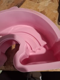 SGSCFG Dúhová silikónová forma na pečenie 1 ks – DIY forma na výrobu čokolády, syra a sladkostí, používaná, nekompletná sada 5