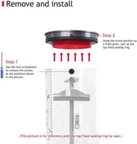 Dyson V10 Porszívó Porfogó Fedél Szett Tömítőgyűrűvel és Csavarhúzóval 4