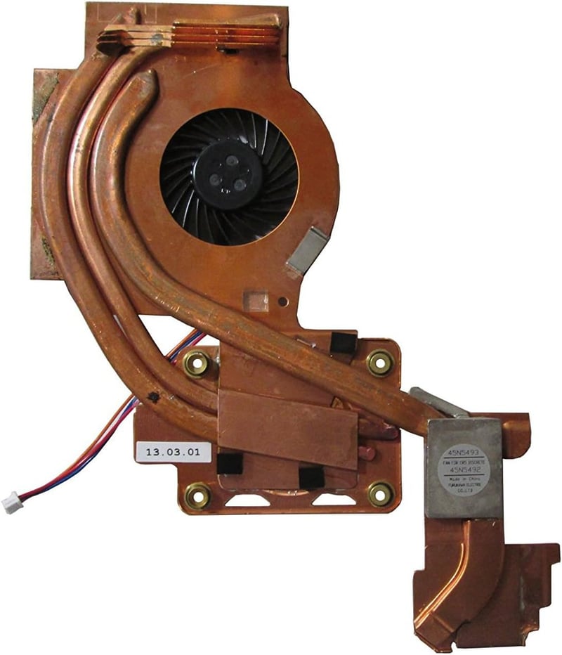 Lenovo T500 W500 T400 processzor hűtő ventilátor és hűtőborda - IBM kompatibilis