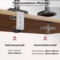 BONTEC Dupla Monitortartó Kar 13-32" LED/LCD Képernyőkhöz, Gázrugós, Kábelrendezővel 8