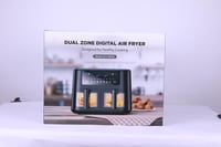 Cosori 9L XL Dupla Zónás Olajmentes Sütő Látóablakkal és Érintőképernyővel 8