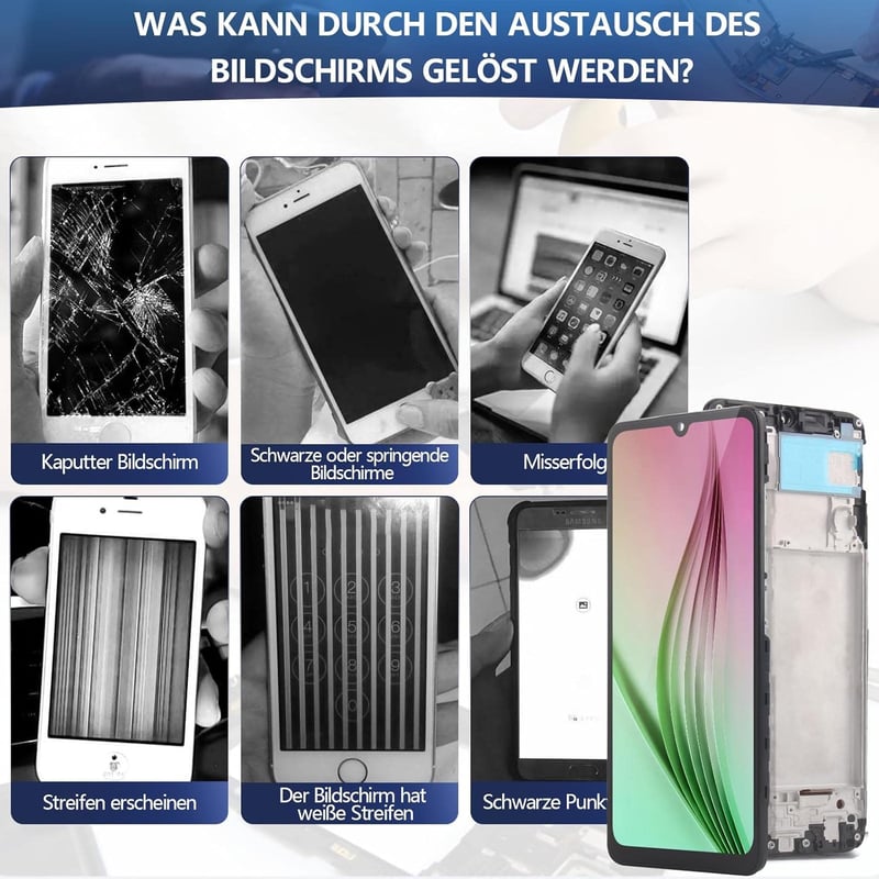 RongZy Samsung Galaxy A22 4G A225F Kijelző Csere Érintőképernyővel - Fekete Kerettel, Szerelő Készlettel, Mobiltelefon Javításhoz

AI: I've 