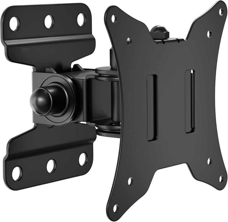 BONTEC TV Fali Tartó 13-30 Colos Képernyőkhöz, Forgatható és Dönthető, Univerzális Monitor és Lapos TV-hez, 25 kg Teherbírás, VESA 75x75/100