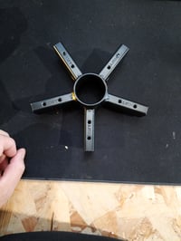 Bază în formă de stea pentru scaun directorial de birou ergonomic COLAMY - Bază rotativă cu 5 brațe, negru, piesă de schimb pentru baza scaunului 3