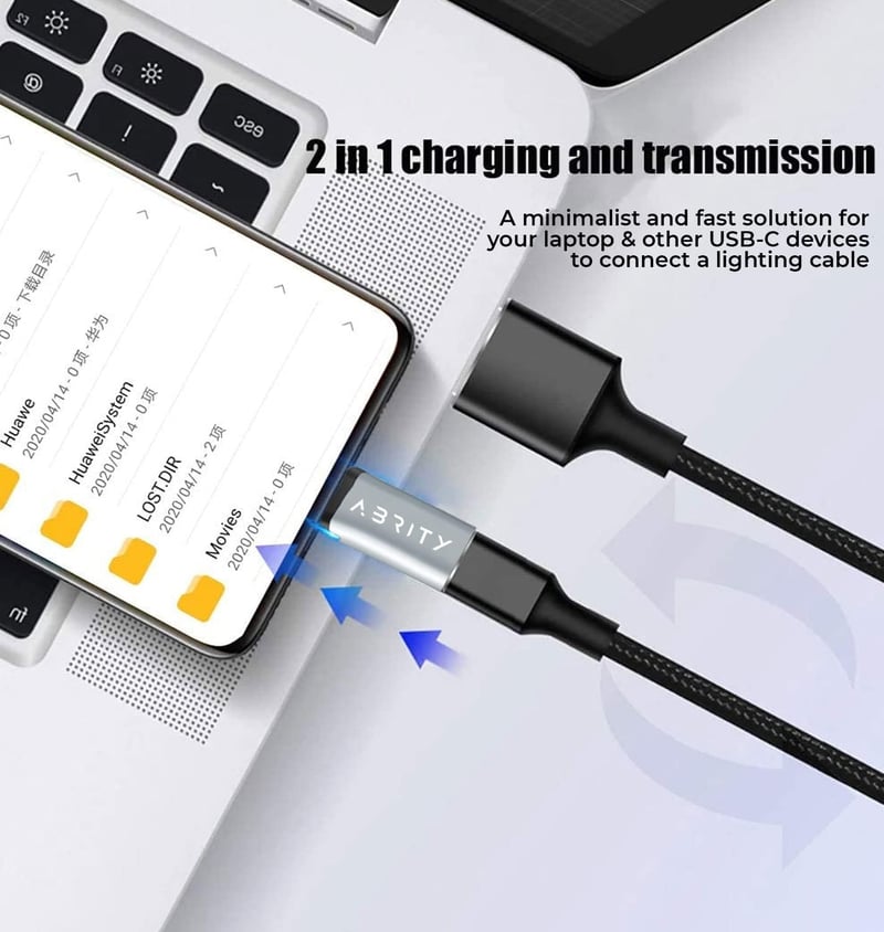 Apple iPhone 15 Lightning-USB C adapter, 2 db - Gyorstöltő és adatátviteli konverter