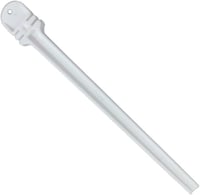 ANIMALPLAST 10 db Fehér Műanyag Madárülőke - 20,5 cm-es Gyöngyös Ülőrúd Kalitkába Kis és Közepes Madaraknak - White 3
