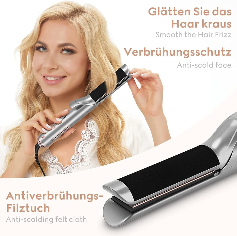 PARWIN PRO BEAUTY 2 az 1-ben hajformázó, 360°-os légáramlással, göndör és egyenes hajhoz