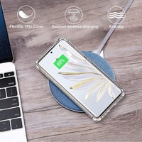 Honor 70 Átlátszó TPU Tok Kamera- és Kijelzővédővel 6
