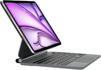 JADEMALL Magic Keyboard iPad Air 13 M2 2024 - Lebegő Állvány, Háttérvilágítás, Érintőpad és Gyorsbillentyűk, Bluetooth Billentyűzet Alumíniu 1