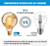Edison stílusú EXTRASTAR 8W-os E27 vintage LED izzó, G80 gömb 4