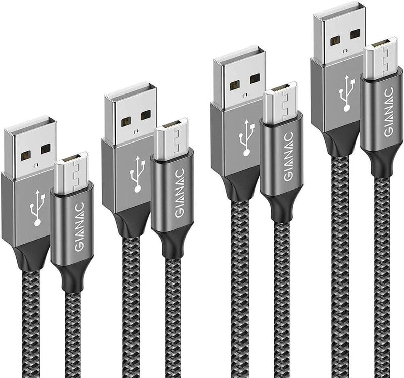 Blaupunkt Gyorstöltő Micro USB Kábelszett - 4 Méretben (0,5-3m)