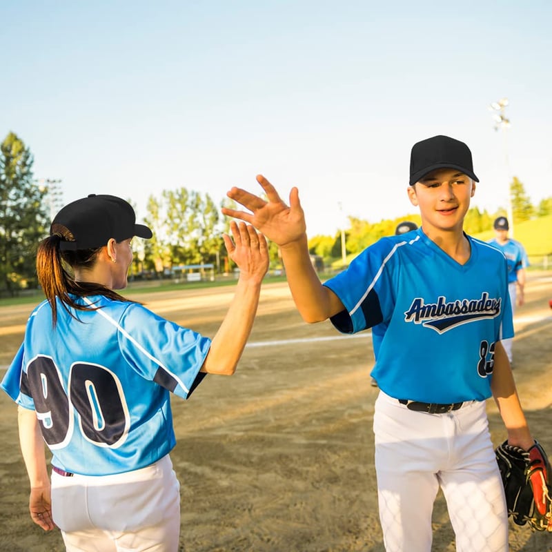 Aomig Unisex Fekete Baseball Sapka - Állítható, Napvédő, Sport és Szabadidő