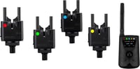 New Direction Tackle N1 4+1 Vezeték Nélküli Kapásjelző Szett | USB Tölthető | Okostelefonos Vezérlés | Kijelzős Vevőegység | 5 LED Szín 1