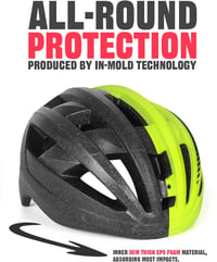 Shinmax LED-es USB-s kerékpársisak levehető szemüveggel, 57-62 cm 5