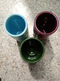 mikamax Tiki Mugs keramički set čaša za koktele – 3 kom (bez žute čaše) – 29 x 8 x 15 cm – Tiki bar čaše za koktele 4