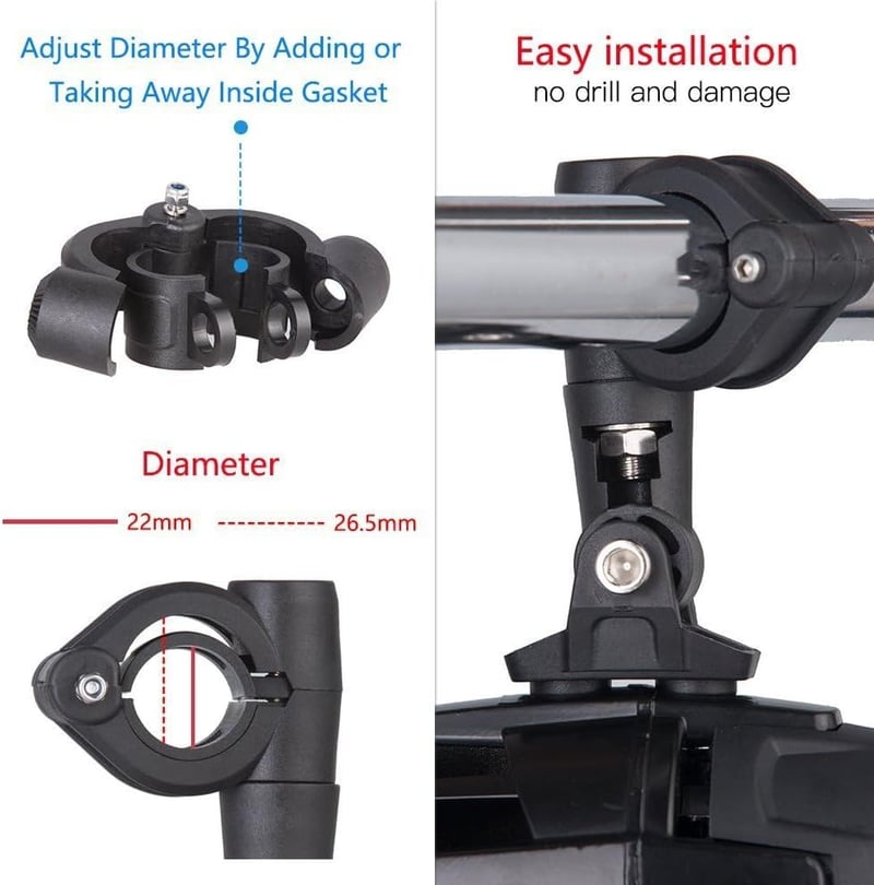 SUPAREE Motorrad LED Scheinwerfer 40W Nebelscheinwerfer Szett (2db)