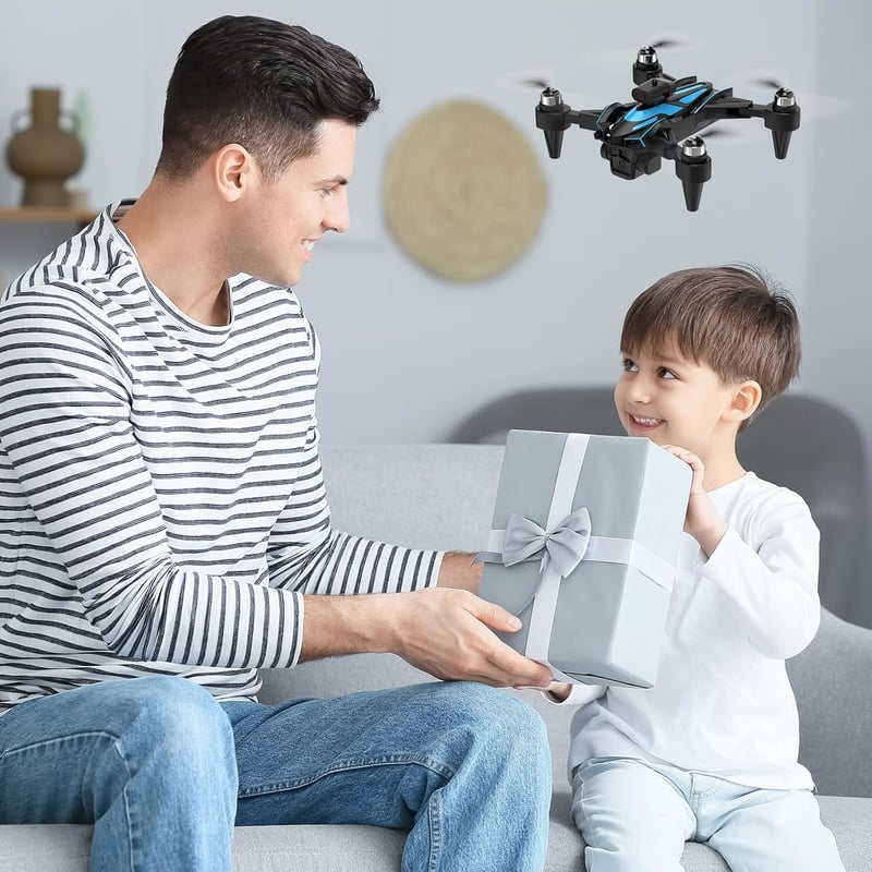Aenxwa E88 Mini Drón 4K HD Kamerával - Kefe Nélküli Motorral, WiFi FPV, 120° Látószög, Optikai Pozícionálás, Akadályérzékelés, 2 Akkumulátor