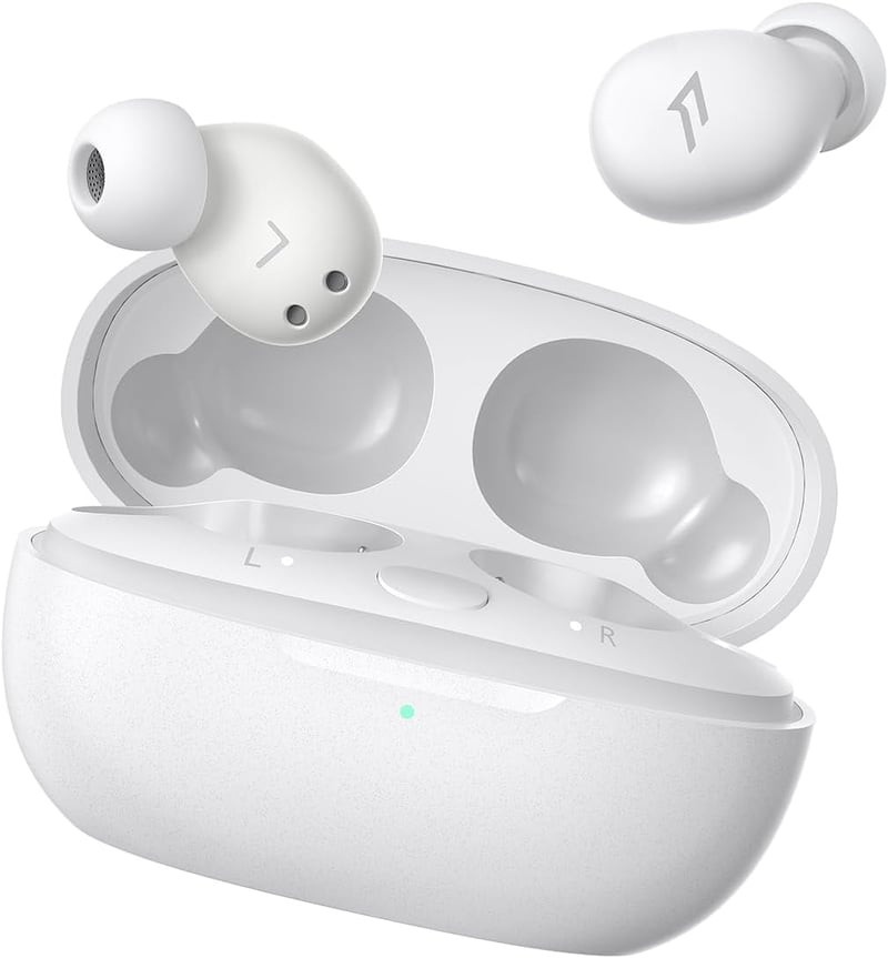 1MORE Z30 Alvást Segítő Bluetooth 5.3 Fülhallgató Fehér Zajjal, 24 dB Zajszigeteléssel, Oldalt Alvóknak, 5 Automatikus Kikapcsolási Időzítőv