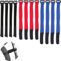 Állítható kerékpár rögzítőszíj szett - 12 db, 20-30 cm 1