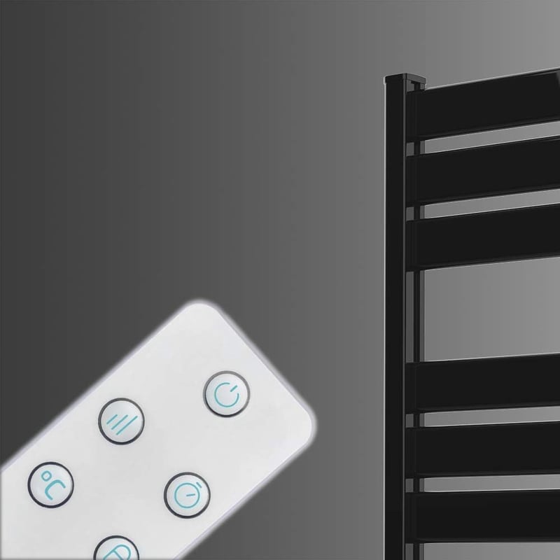 Cecotec Ready Warm 9790 Elektromos Fürdőszobai Törölközőszárító Radiátor 2000W - LED Kijelző, Távirányító, Időzítő, Állítható Hőmérséklet, 
