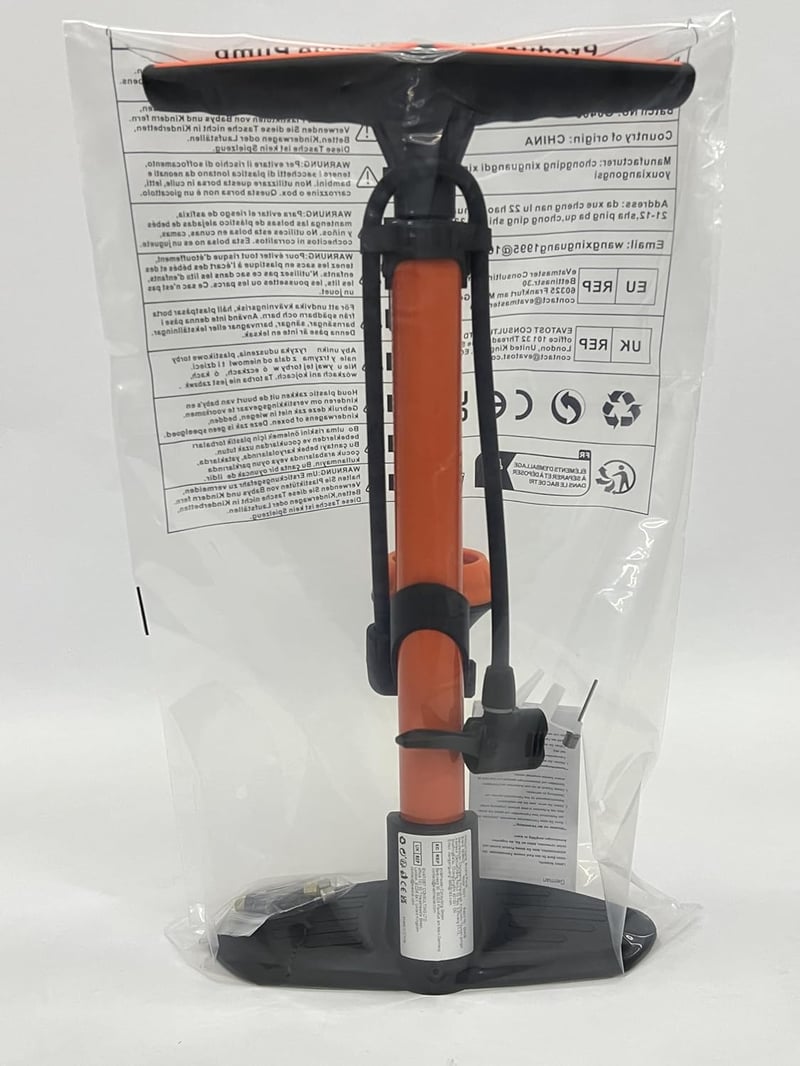 Kerékpár Állópumpa 160 PSI - Presta és Schrader Szelepekhez, Labdákhoz is