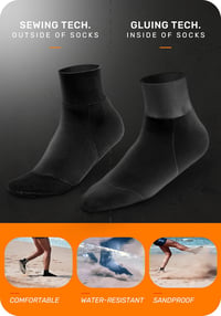 CAPAS 2mm-es Vízálló Neoprén Búvár- és Strandzoknit 3