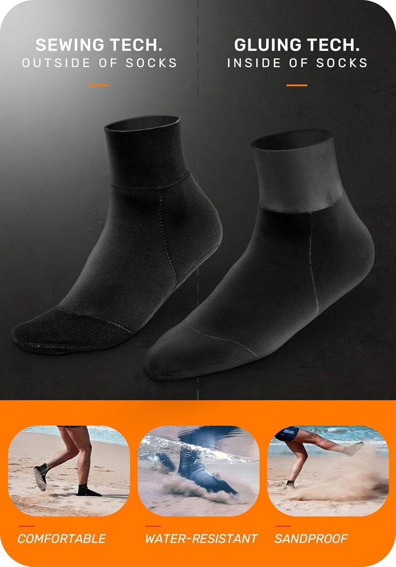 CAPAS 2mm-es Vízálló Neoprén Búvár- és Strandzoknit
