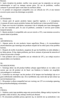 Suparee H4 LED izzó autóba, 12V 6500K 14000LM, 2db 10
