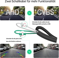 BMW E39 E60 E70 E82 E90 170°-os AHD 720P tolatókamera kofferraumgriffbe integrálva 5