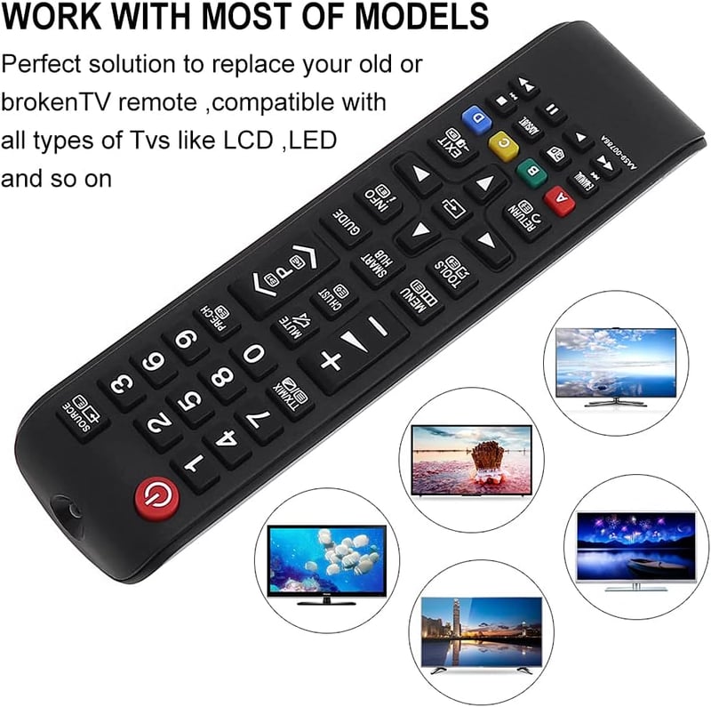 Samsung Smart TV távirányító - Univerzális AA59-00786A modell LCD, LED, HDTV és 3D készülékekhez