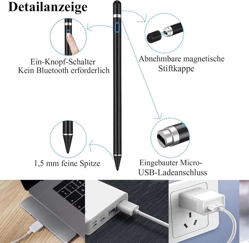 iPad Ceruza: Kenkor Érintőképernyős Toll iPad, Samsung és Android Eszközökhöz