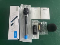 Bietrun UHF vezeték nélküli mikrofon Bluetooth-szal, hangeffektekkel, karaokéhoz és partikhoz 7
