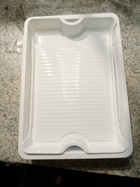 Rotho Cool & Fresh Party Butler hűtőtálca fedő nélkül, BPA-mentes műanyag, átlátszó/fehér, 43,5x29,5x11 cm – (állapot: lásd a 2. képet) 2