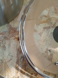 Oală GSW Profi Jumbo cu capac de sticlă, oțel inoxidabil, 28 cm, 15 litri, argintiu - oală lovită, funcțională (stare: vezi a 2-a poză) 2